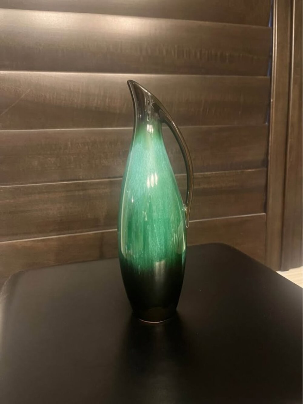 Vintage Blue Mountain Pottery Bowling Pin Jug Vase